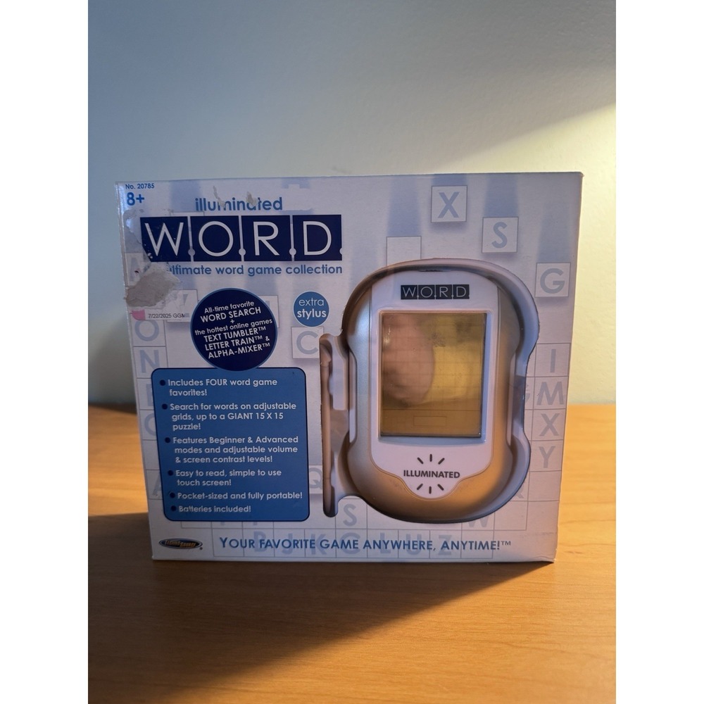 Illuminated Word Search The Ultimate Word Game Handheld TESTED Complete